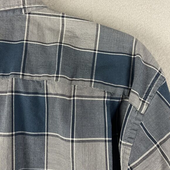 Bonobos Slim Fit Shirt Mens XXL Blue Gray Plaid Long Sleeve Button Down Cotton - Picture 12 of 13